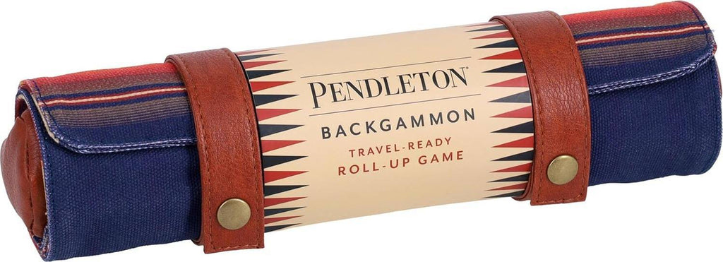 Pendleton: Serape Pattern Chess & Checkers - Travel Ready Roll-Up Edition Board Game