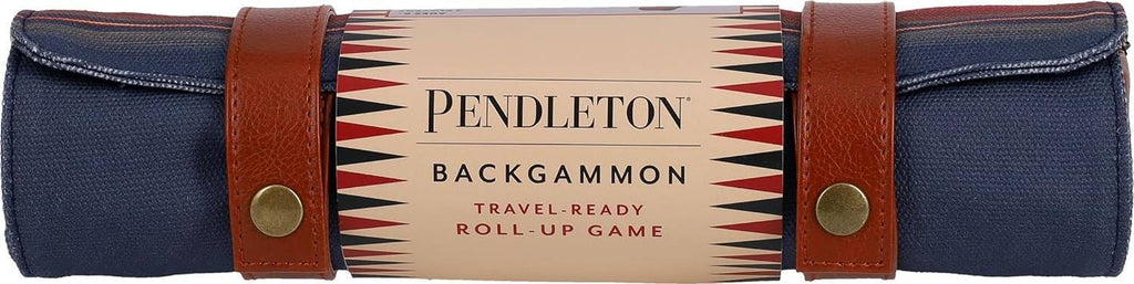 Pendleton: Serape Pattern Chess & Checkers - Travel Ready Roll-Up Edition Board Game