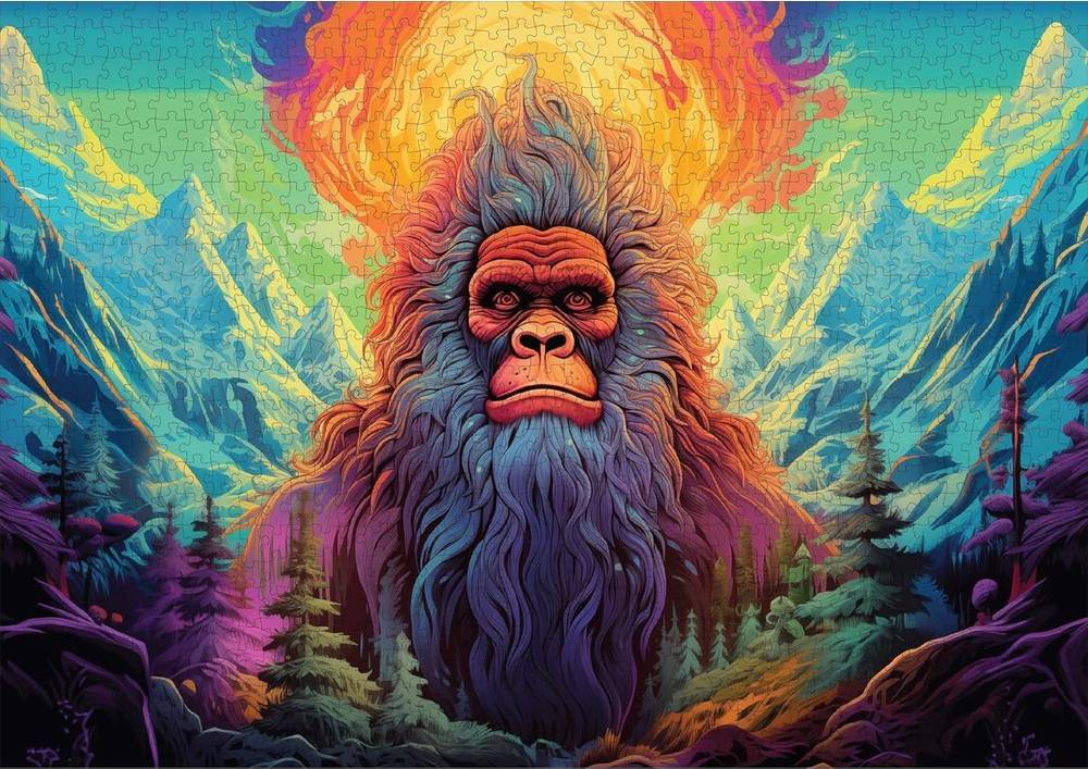 Trippy Puzzles: Yeti Yonder Puzzle (1000pc Jigsaw) Board Game