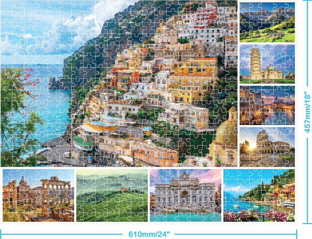 Hinkler: Mindbogglers - Take Me to Italy (500pc Jigsaw) Board Game