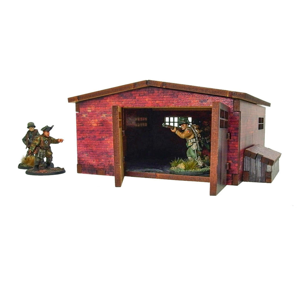 Bolt Action: Pre-Painted Ww2 - Normandy Large Brick Shed