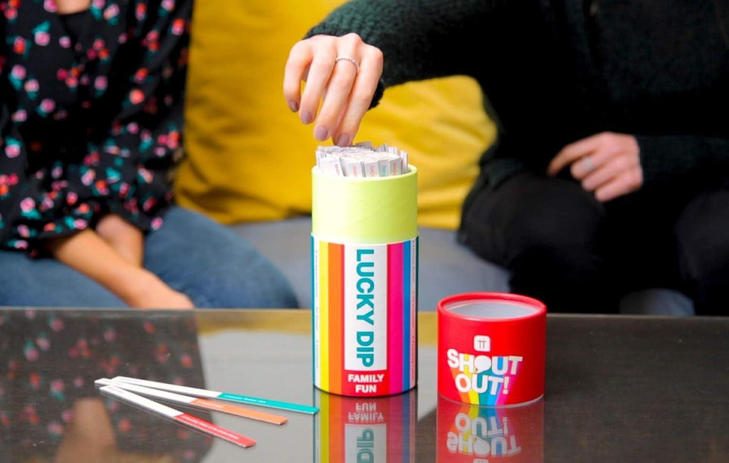 Shout Out Lucky Dip Dipstick Board Game