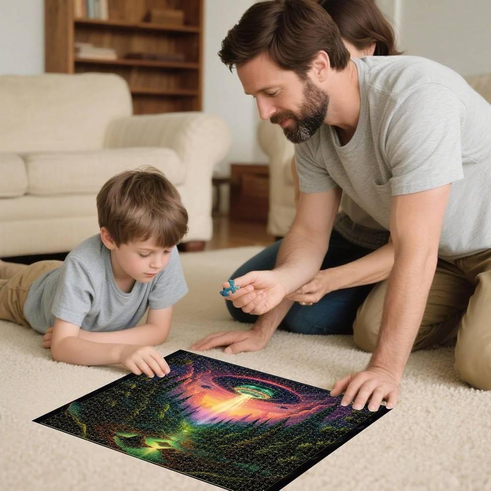Trippy Puzzles: Earthly Encounter Puzzle (1000pc Jigsaw) Board Game