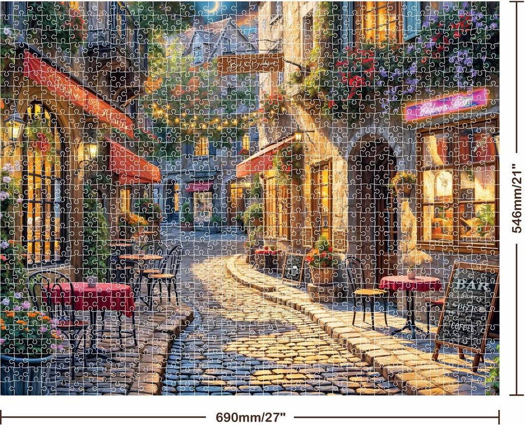 Hinkler: Mindbogglers Artisan - Cafe Nights Puzzle (1000pc Jigsaw) Board Game