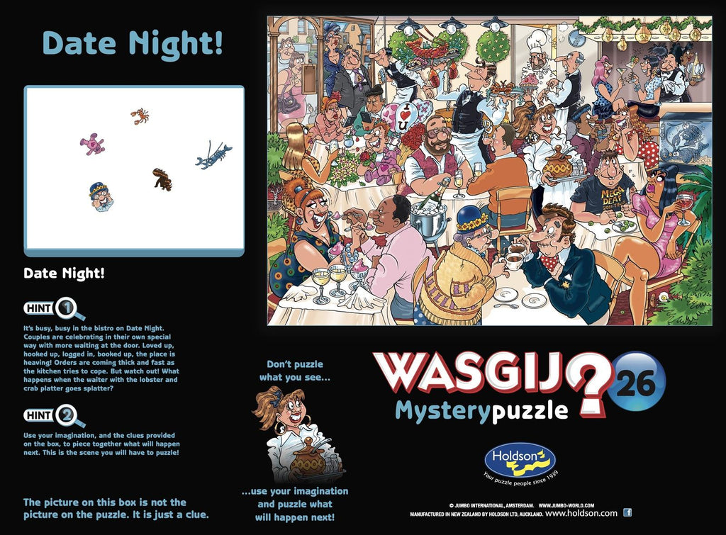 Wasgij: Mystery #26 - Date Night Puzzle (1000pc Jigsaw) Board Game
