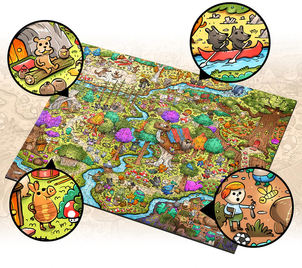 Vizzles: Winnie-the-Pooh Puzzle (1000pc Jigsaw) Board Game