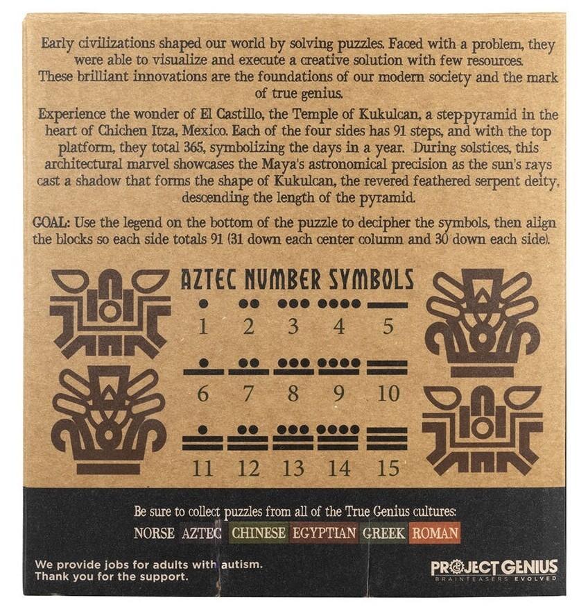 Project Genius: El Castillo Pyramid Board Game