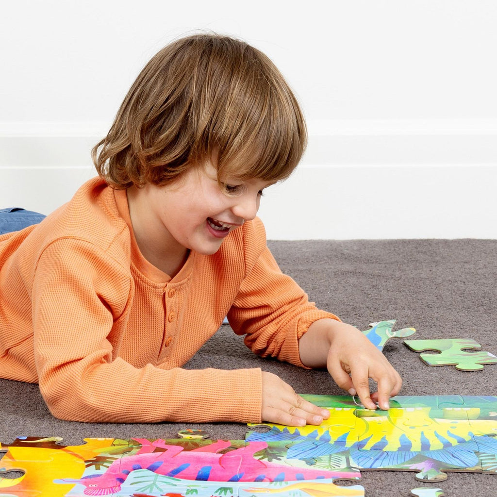 Crocodile Creek: 36-Piece Floor Puzzle - Dino Land Board Game