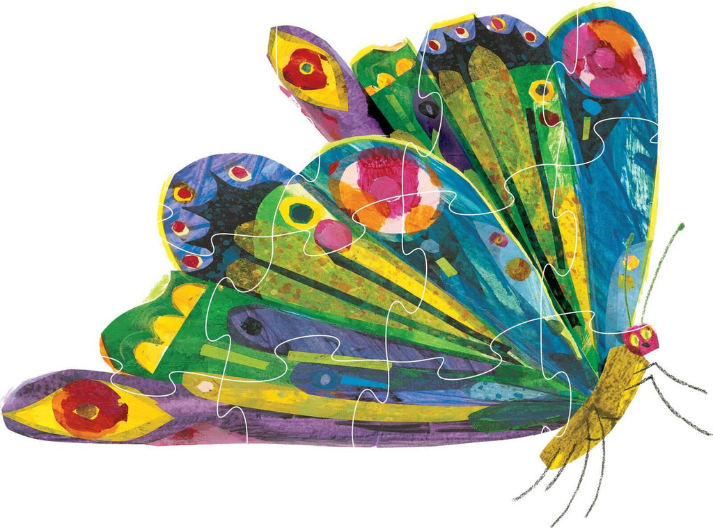 The Very Hungry Caterpillar - Shaped 4-in-1 Puzzles (3pc,6pc,9pc,12pc Jigsaws) Board Game