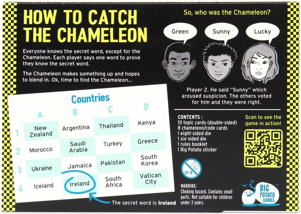 Chameleon - Travel Tin Edition Board Game
