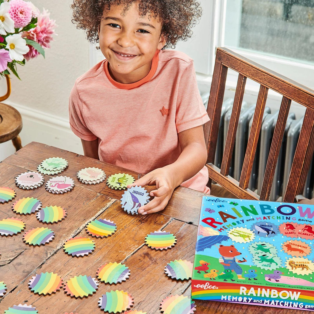 eeBoo: Rainbow Memory Matching Game