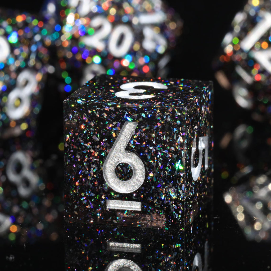 Dudley's Gallery - Warp Drive Sharp Edge Resin Dice Set