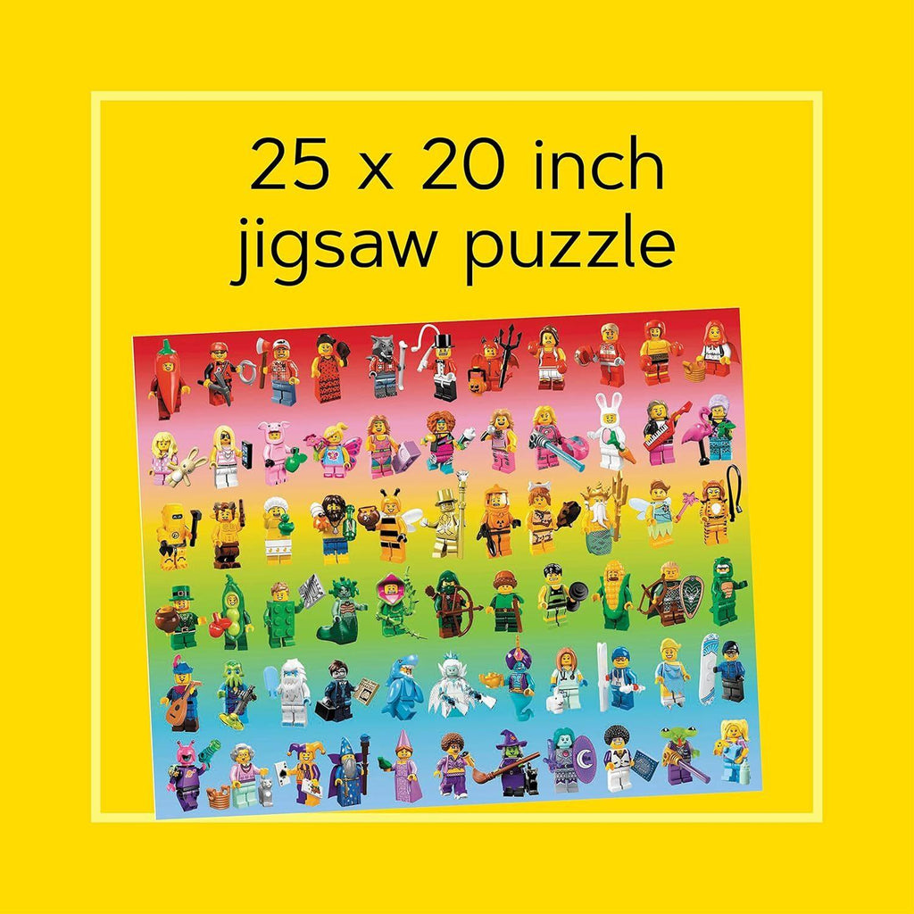 LEGO: Minifigure Rainbow Puzzle (1000pc Jigsaw) Board Game