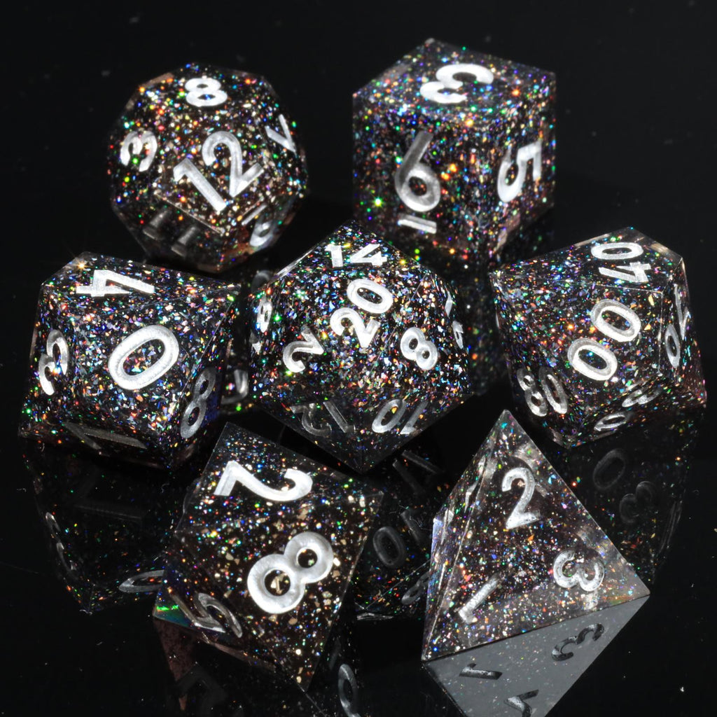 Dudley's Gallery - Warp Drive Sharp Edge Resin Dice Set