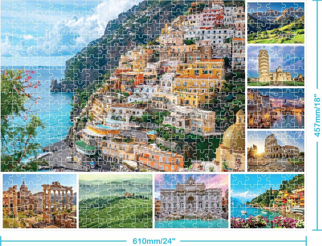 Hinkler: Mindbogglers - Take Me to Italy (500pc Jigsaw) Board Game