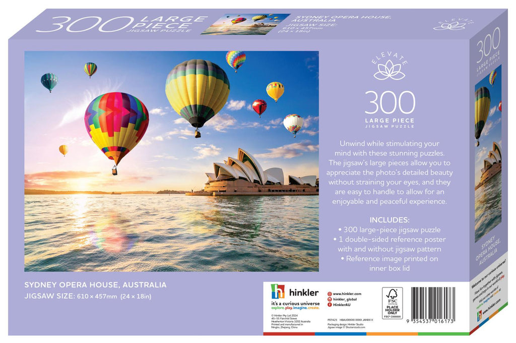 Hinkler: Sydney Opera House, Sydney, Australia - Large Piece Puzzle (300pc Jigsaw) Board Game