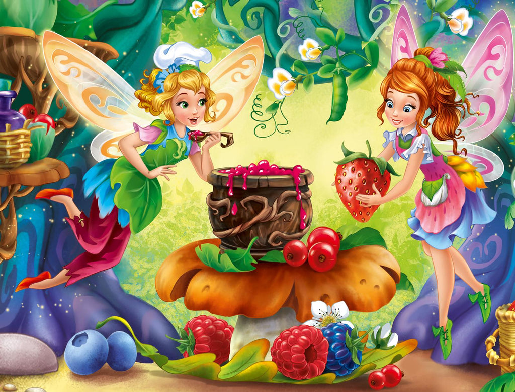 Holdson: Fairy & Princess - Frame Tray Puzzles (4x96pc Jigsaws) Board Game