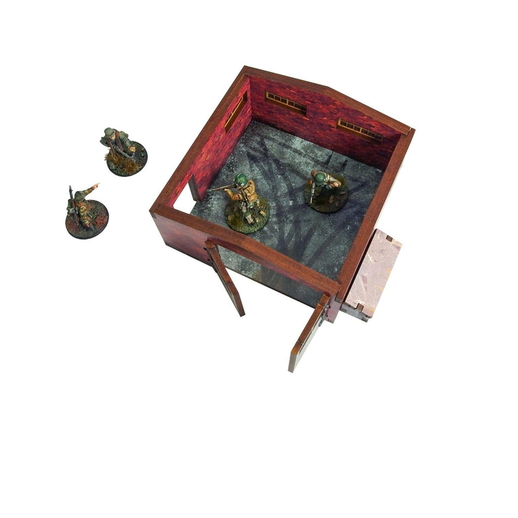 Bolt Action: Pre-Painted Ww2 - Normandy Large Brick Shed