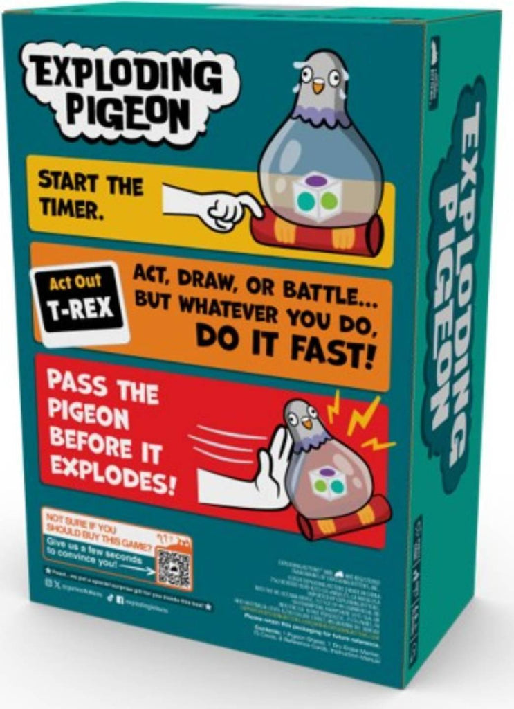 Exploding Pigeon (By Exploding Kittens) Board Game