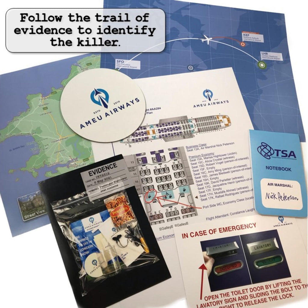 Murder Mystery Party: Case File - Mile High Murder Board Game