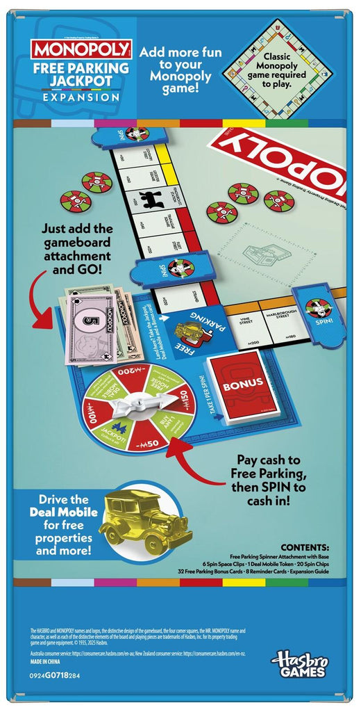 Monopoly - Free Parking Jackpot Board Game