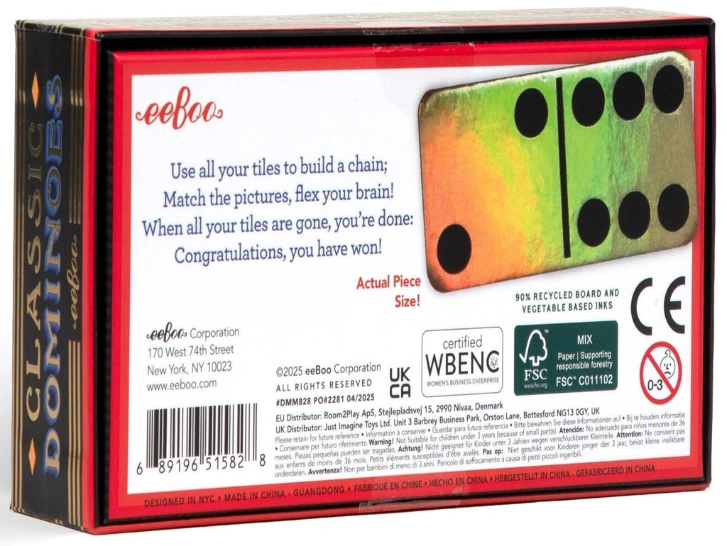 eeBoo: Mini Dominoes - Classic Board Game