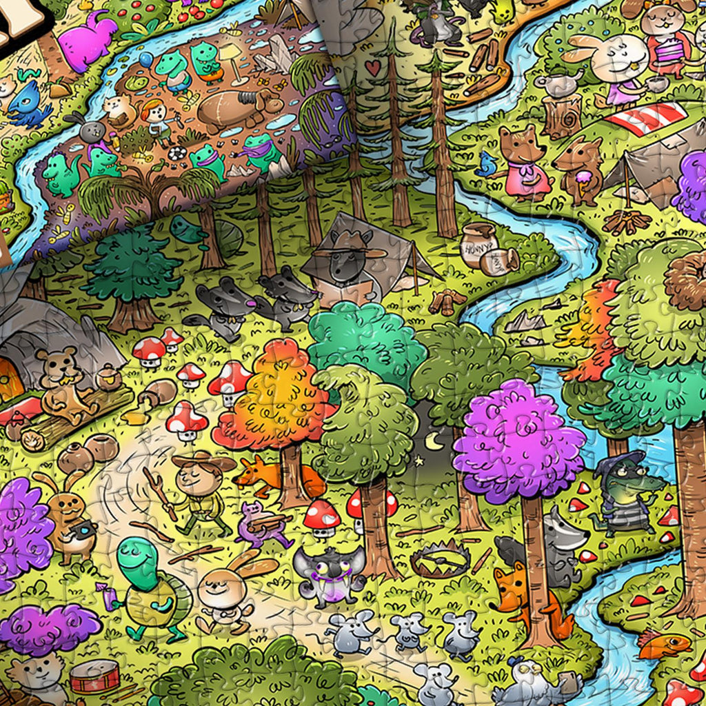 Vizzles: Winnie-the-Pooh Puzzle (1000pc Jigsaw) Board Game