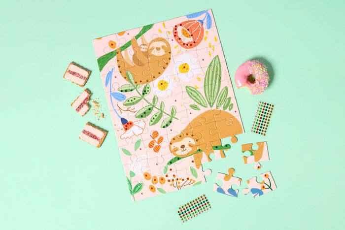 Journey of Something: Sloth - Crystal Sticker Puzzle (45pc Jigsaw) Board Game