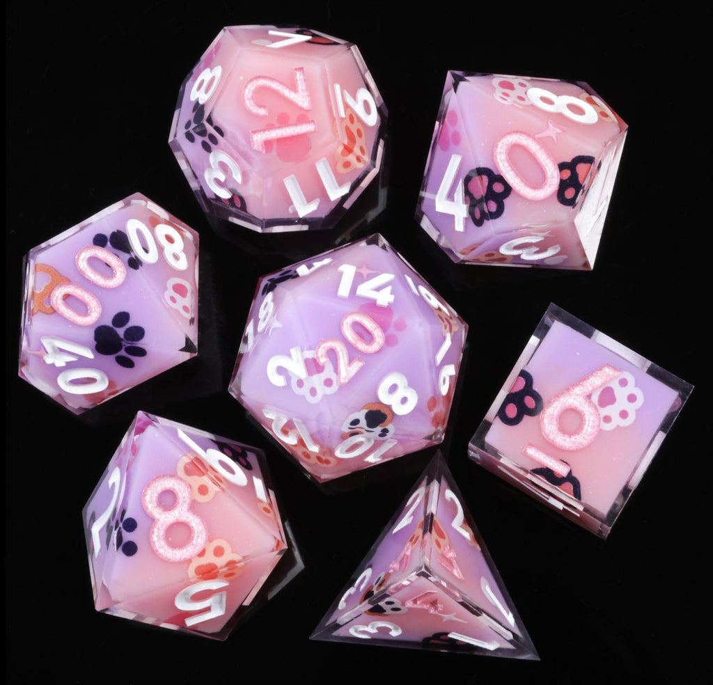 Dudley's Gallery - Toe Beans Sharp Edge Resin Dice Set