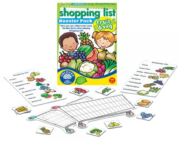 Orchard Toys: Shopping List Booster Pack Fruit and Vegetables Board Game