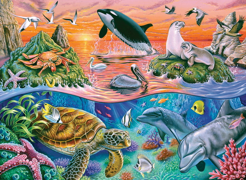 Ravensburger: Above and Below Water (100pc Jigsaw) Board Game