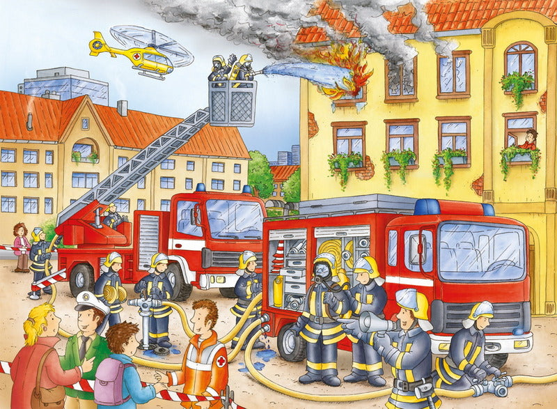 Ravensburger: Fire Brigade (100pc Jigsaw) Board Game