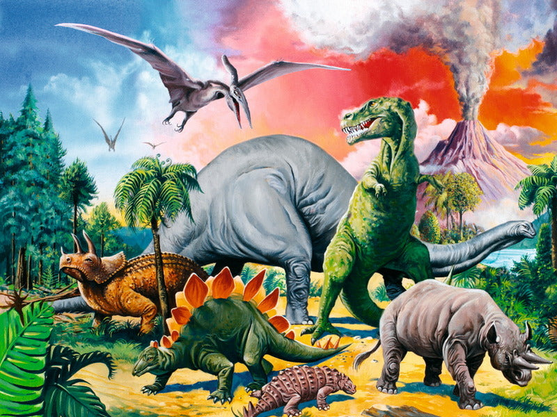 Ravensburger: Among the Dinosaurs (100pc Jigsaw) Board Game