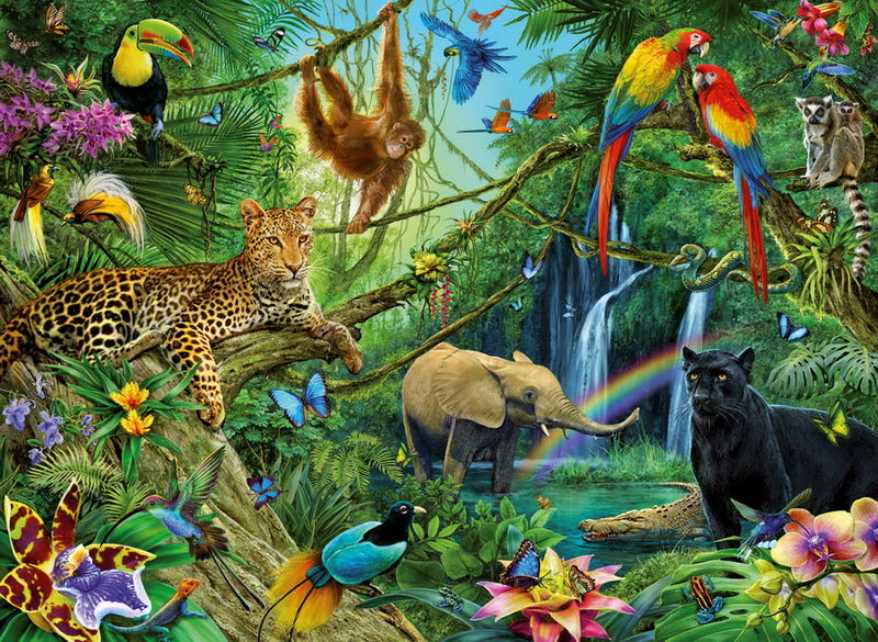 Ravensburger: Animals in the Jungle (200pc Jigsaw) Board Game