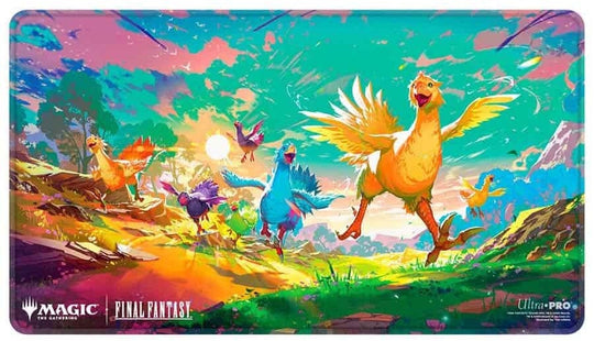 Ultra Pro: MTG x Final Fantasy - Holofoil Playmat (Neon Chocobos)